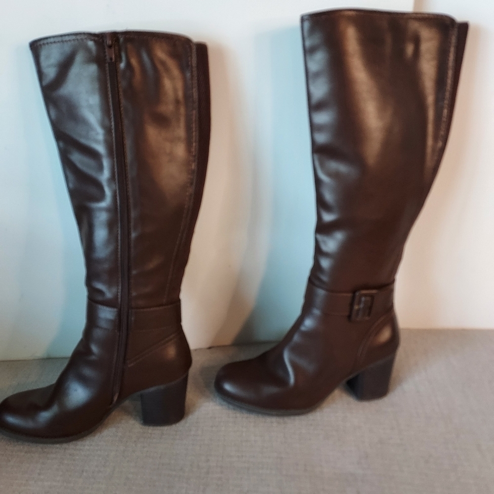 Naturalizer Twinkle Knee length block Heel Boots